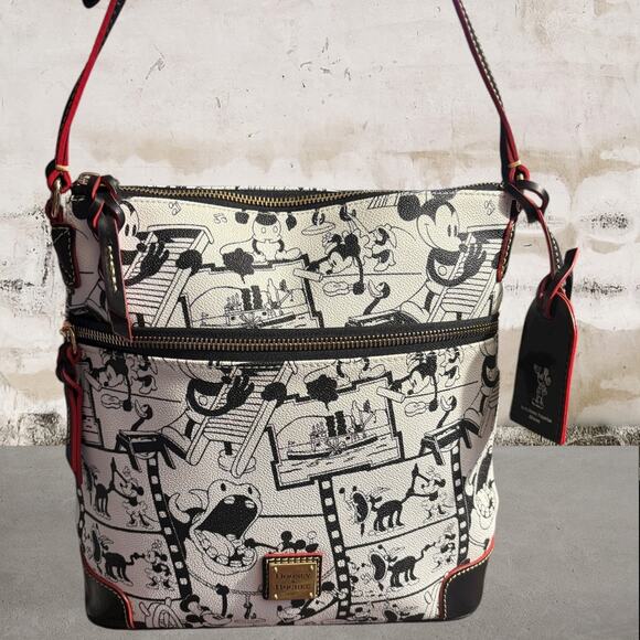 Dooney & Bourke NWOT Disney Steamboat Willie Crossbody Bag - Picture 3 of 12